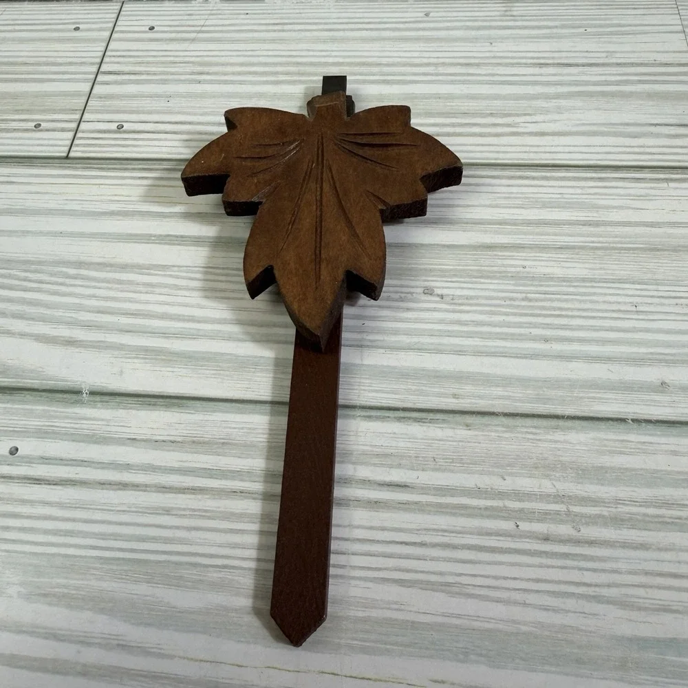 Vintage Black Forest Wood Cuckoo Clock Birds Mfg Co. West Germany For Parts